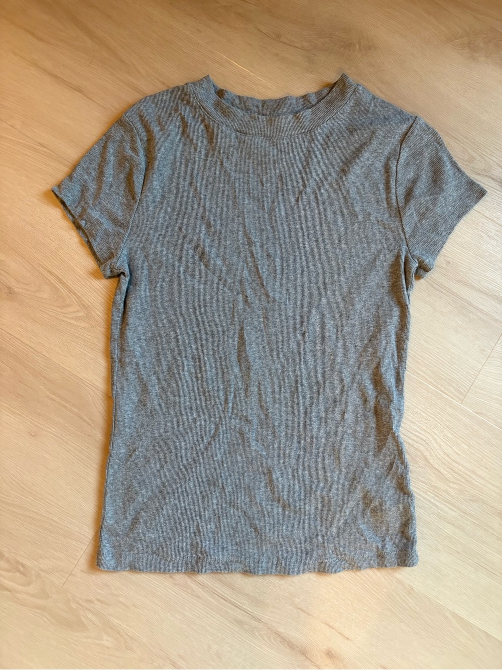 a new day Heather Gray Short Sleeve Crewneck Tee